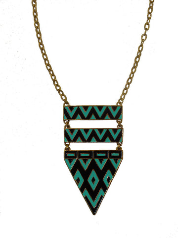 Aztec Pendant Necklace