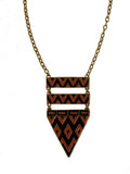 Aztec Pendant Necklace
