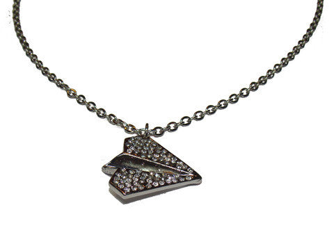 Paper Plane Necklace